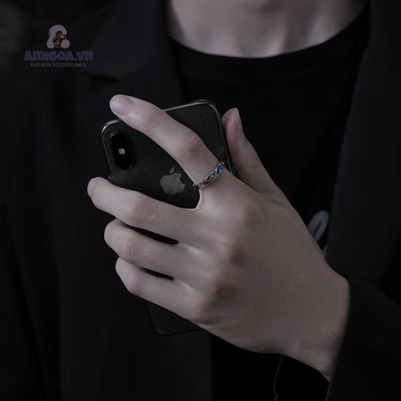 ✨✨Nhẫn Đeo Tay Cao Su Họa Tiết Ngôi Sao Thời Trang Cho Nam