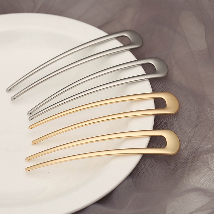 Kẹp Tóc Kim Loại Hình Chữ u Tạo Kiểu Tóc Dễ Phối