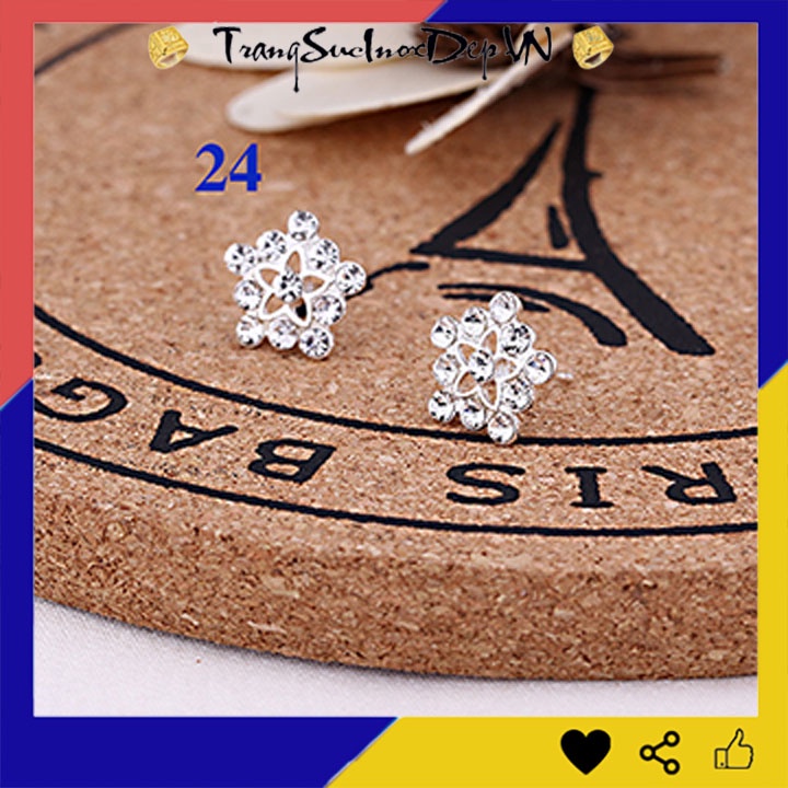 Bông tai nữ phong cách Hàn Quốc xinh xắn, dễ thương, dễ phối đồ