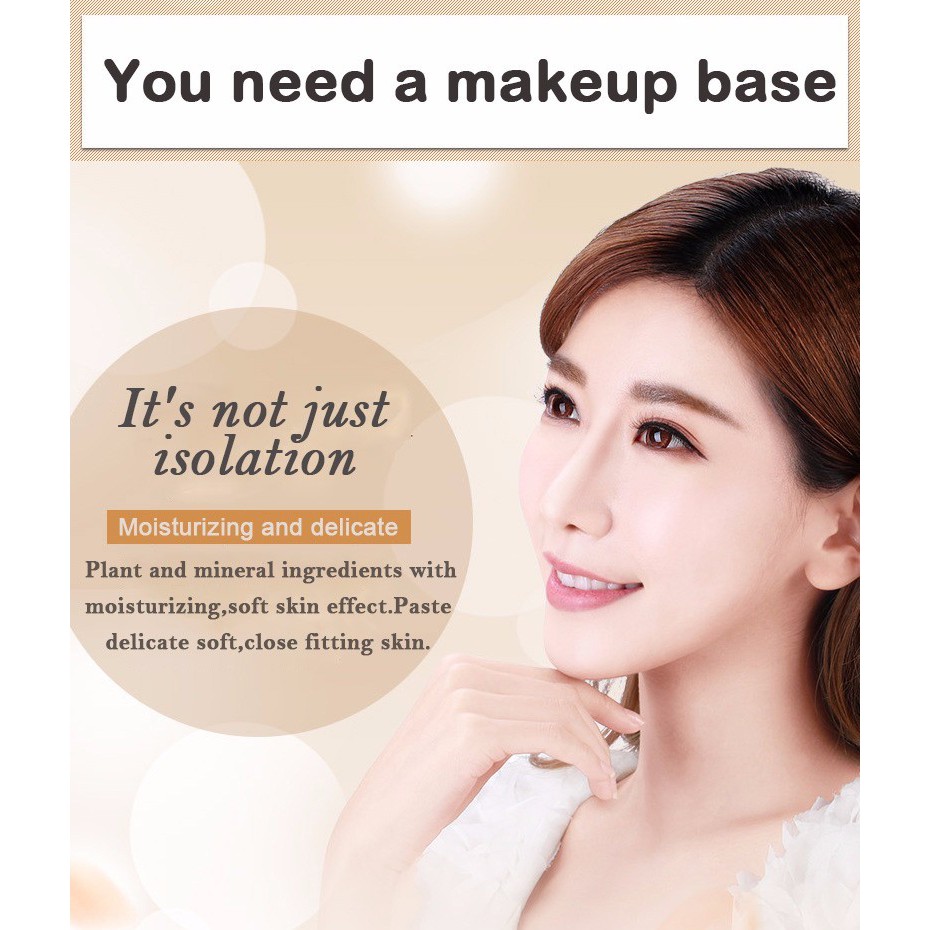 Kem Lót Trang Điểm Bioaqua True Isolation Make Up Base - Siêu phẩm Kem Lót