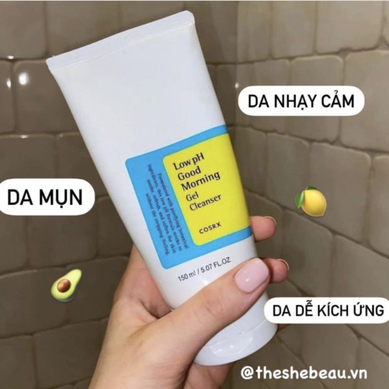 Sửa rữa mặt Low PH Good Morning Gel Cleanser
