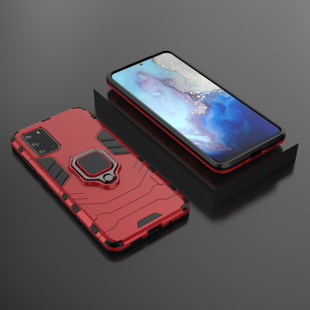 Ốp lưng Samsung S20 Plus / S20 FE chống sốc Iron Man Iring cao cấp siêu bền giá đỡ xem phim