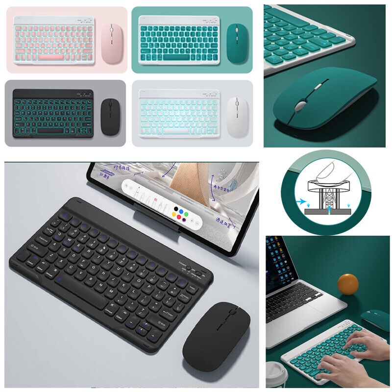 Bàn Phím Bluetooth Không Dây Universal 10" Cho iMac Android Phone Tablet PC Laptop