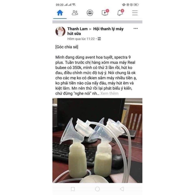 Máy hút sữa điên đôi - máy hút sữa real bubee chính hãng cam kết hàng loại 1