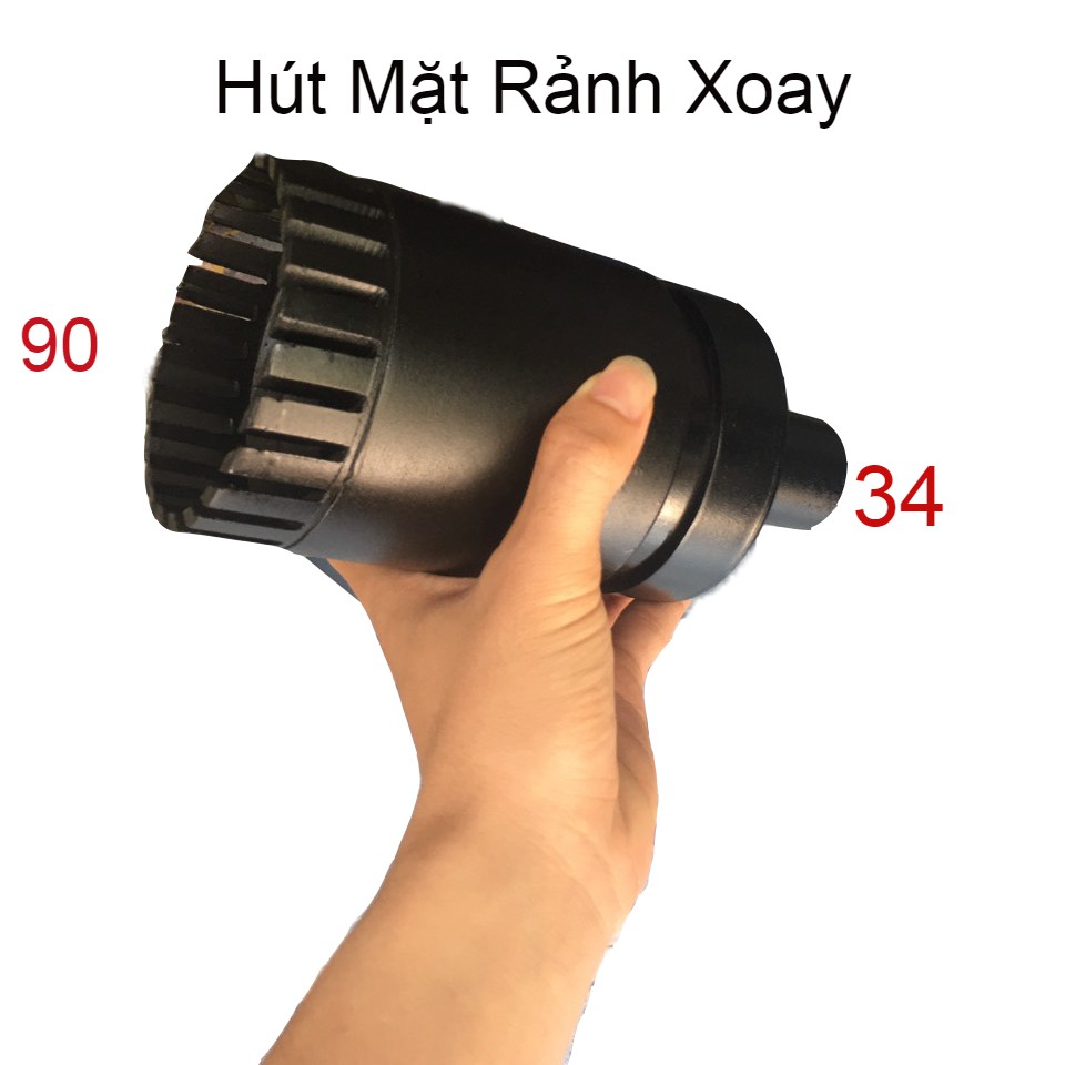 Hút mặt hồ cá Koi rảnh xoay phi 34-90