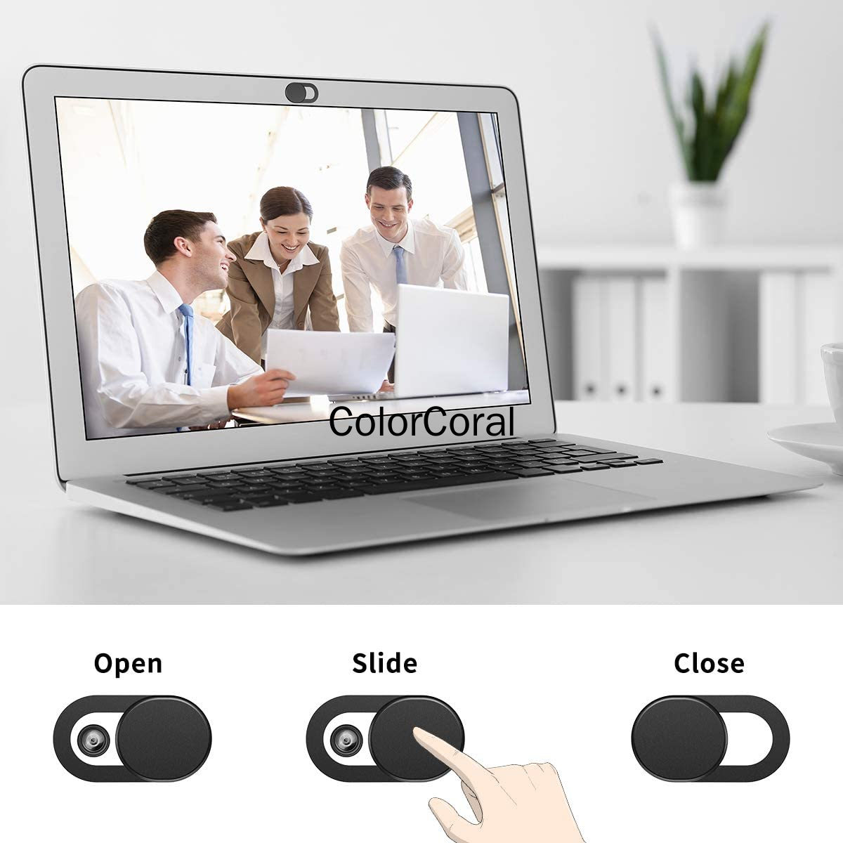 Set 6 nắp trượt bảo vệ ống kính webcam máy tính Laptop MacBook Mini/Air Pro iPhone iMac Echo Show iPad Video | BigBuy360 - bigbuy360.vn