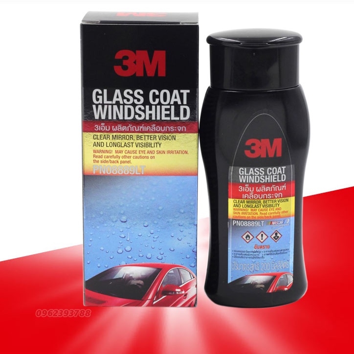 Chống bám nước kính 3M Glass Coat Windshield 08889LT 200ml