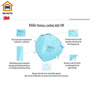 Khẩu trang chống bụi 3M 9033
