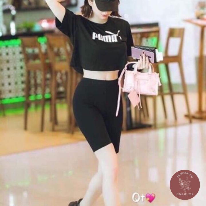 Quần Legging Nữ Ngố Ôm Dáng - Quần Thun Lửng Nữ Tập Gym Nâng Mông Hot 2021