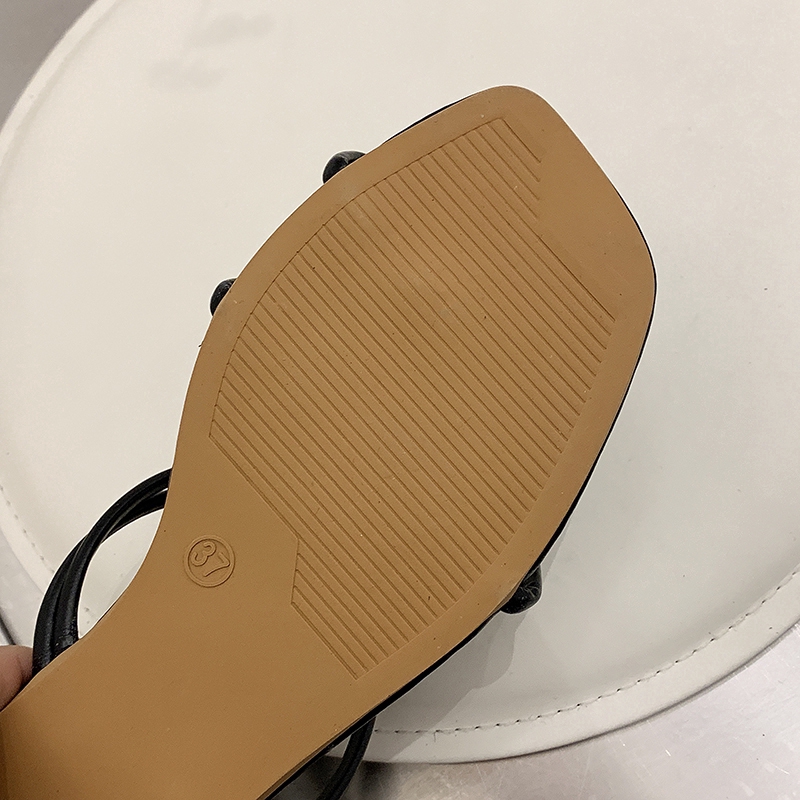 Giày Sandal Nữ Đế Bằng 2 Cách Mang Phong Cách Hàn Quốc