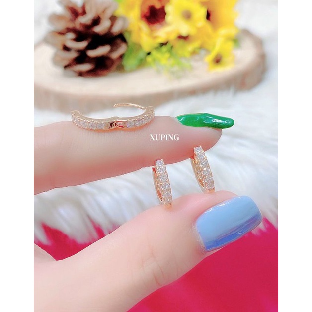 Bông Tai Nữ Xuping Mạ Vàng 18k Cực Bền Mẫu 01 108.22- Bảo Hành 3 Tháng - Lokalo Shop - Đeo Đơn Giản Tự Nhiên Sang Trọng