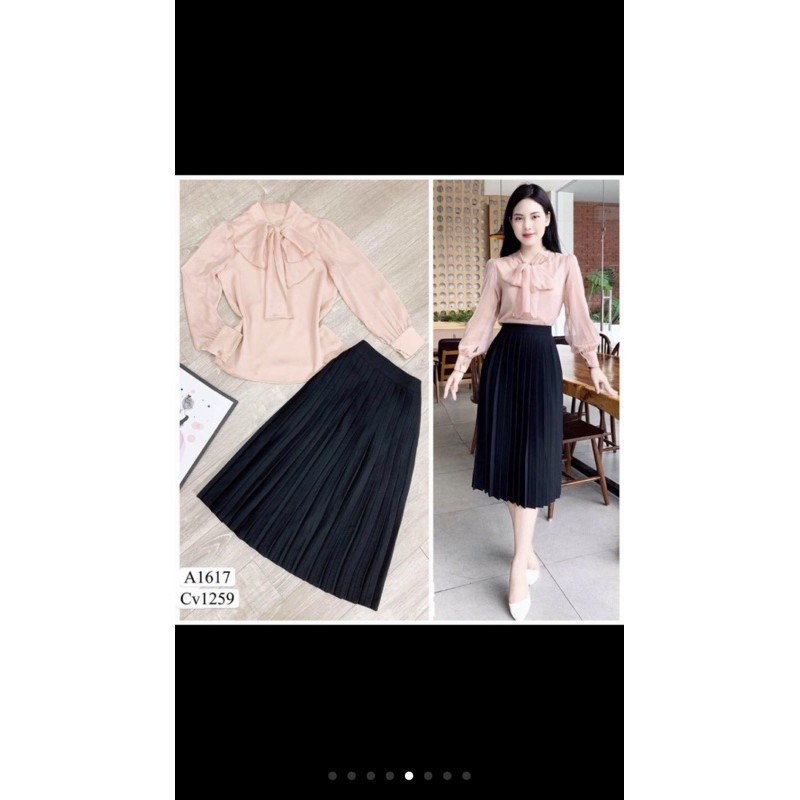 Chân váy xếp li midi | BigBuy360 - bigbuy360.vn