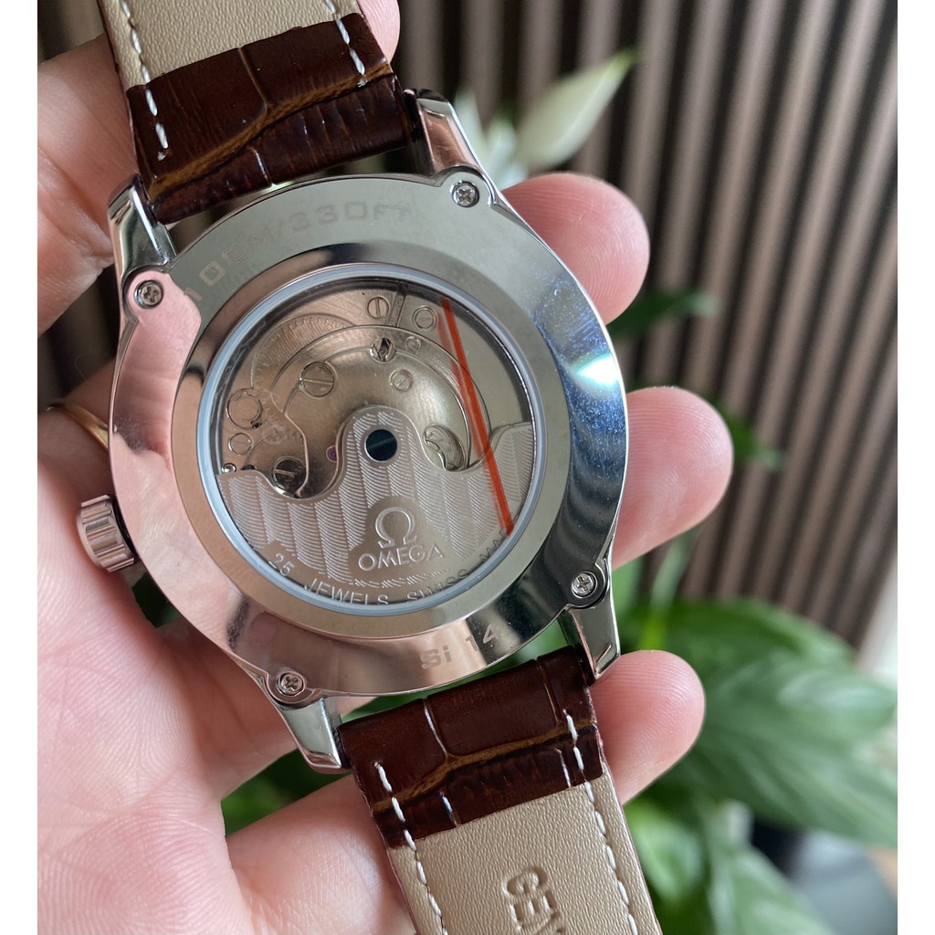 Đồng Hồ Nam OME.G Dây da Nâu Máy Cơ - Bảo Hành 12 Tháng | BigBuy360 - bigbuy360.vn