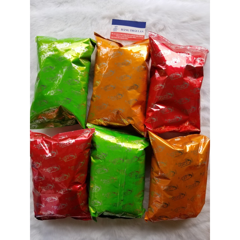 Snack tôm khổng lồ Thái Lan gói bên trong