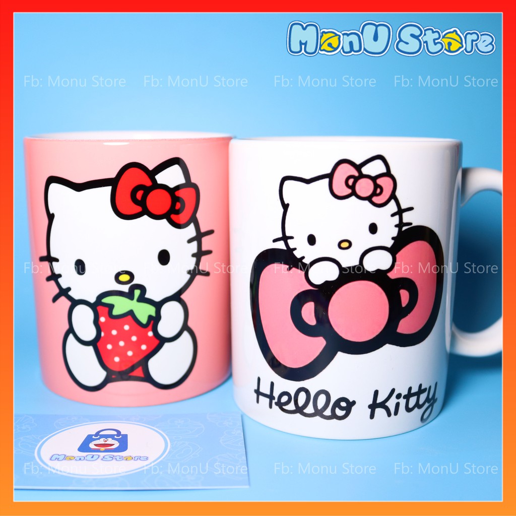 Ly sứ hoạt hình Hello Kitty dễ thương cute (ly thường, ly huyền ảo)