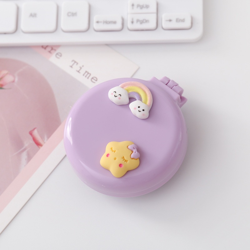 Lược chải tóc kết hợp gương IELGY kiểu cách nhỏ gọn đáng yêu thời trang cho nữ