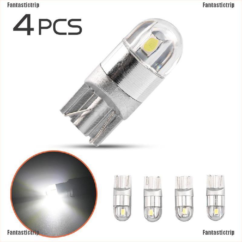 Set 4 đèn lED 12V DC T10 OSRAM 3030 2SMD W5W 192 168 cho nội thất xe hơi