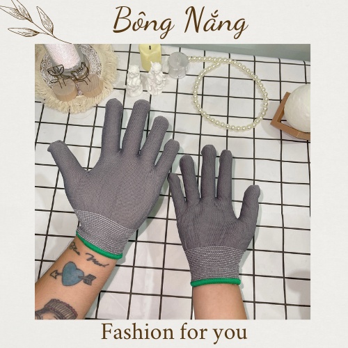Combo 10 Bao tay lao động Hàn Quốc, găng tay ôm sát chống trơn truợt nam nữ