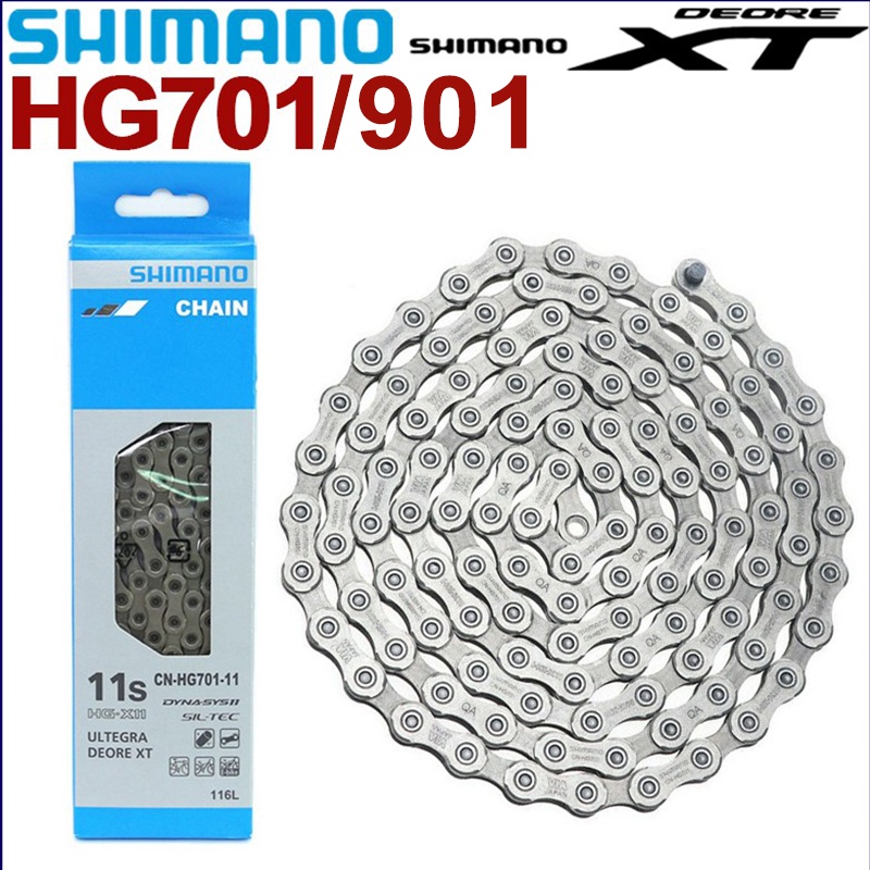 Dây Xích Xe Đạp Shimano XT CN-HG701 HG901 11 Tốc Độ 116 Mắt Tốc Độ XT SLX M8000 R800 M7000