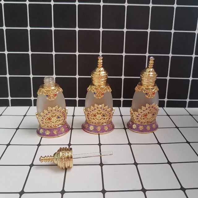 Lọ chiết tinh dầu 15ml - Chai dubai siêu đẹp