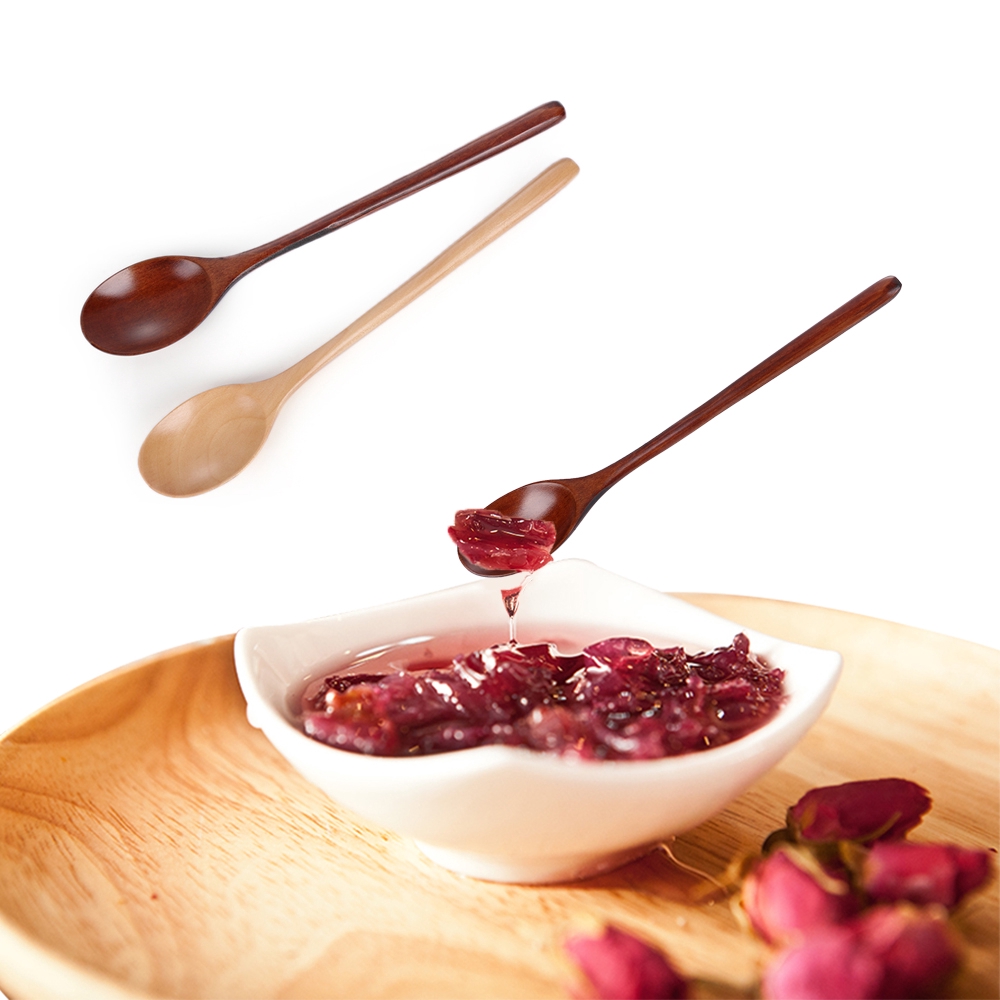 Drinking Desserts Condiment Ice Cream Kitchen Dining Handmade Wooden Christmas Coffee Spoons