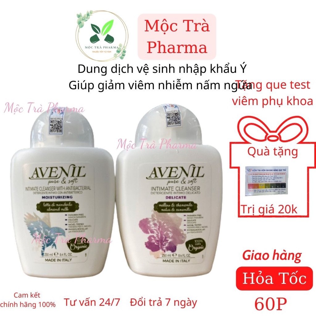 Dung dịch vệ sinh phụ nữ Avenil giúp kháng khuẩn,ngăn mùi hiệu quả
