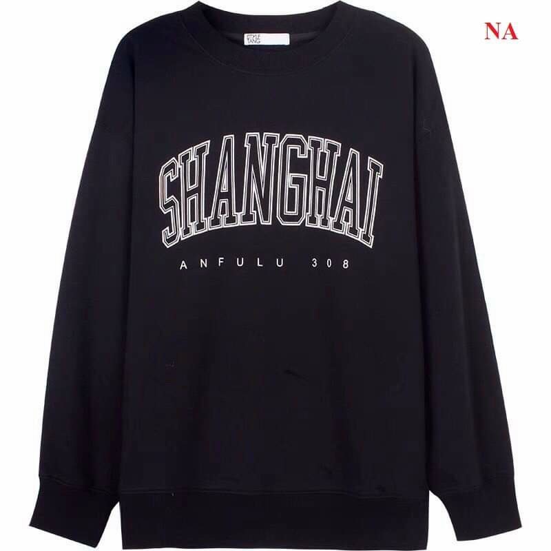 Áo nỉ hoodie tay bồng ulzzang🌸Áo sweater dài tay nam nữ SHANGHAI form rộng unisex🌸  Freeship 🌸 Sale | WebRaoVat - webraovat.net.vn