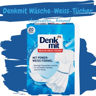 Miếng giặt tẩy trắng quần áo denkmit, 20 miếng
