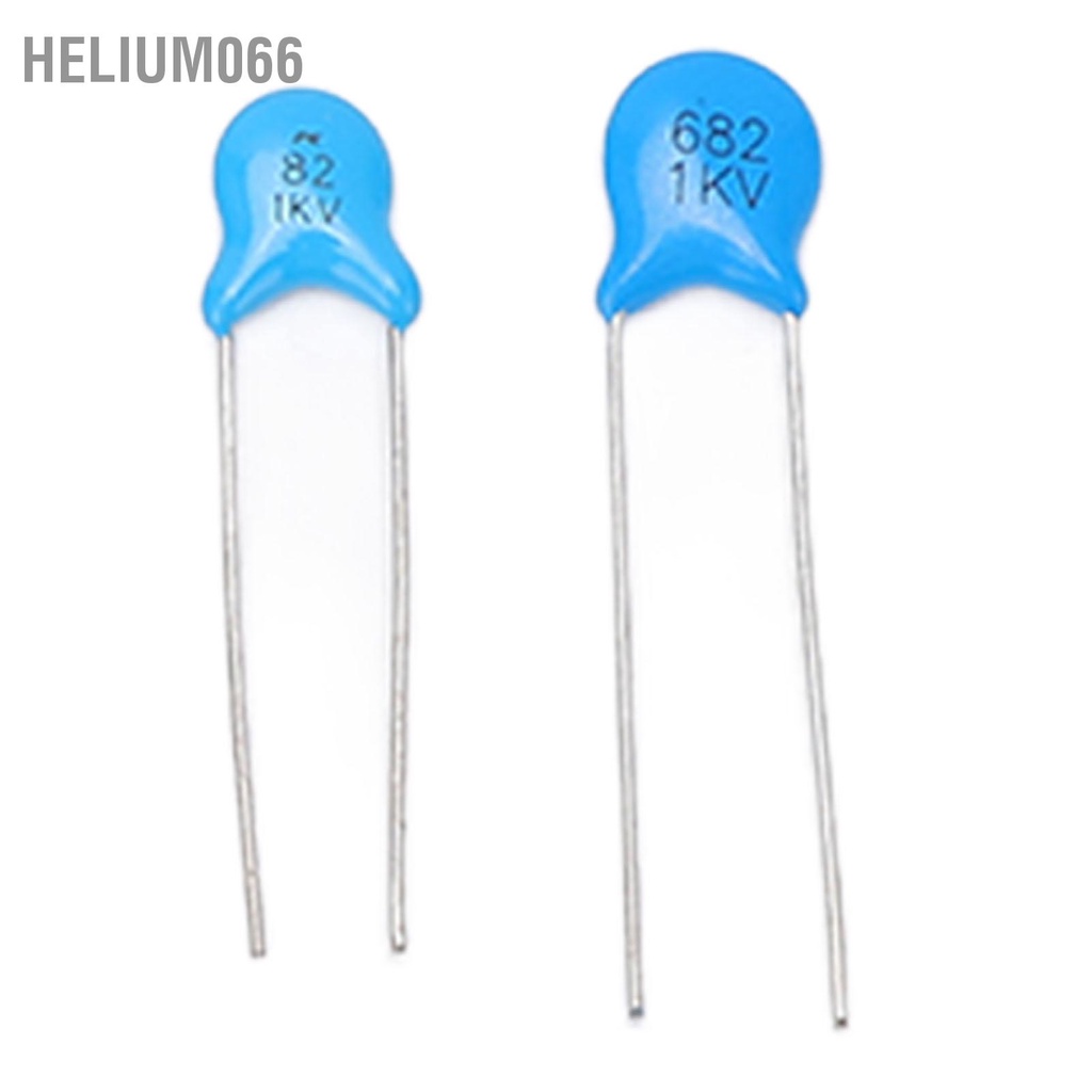 Helium066 Tụ gốm 700Pcs Bộ phân loại 24 giá trị điện áp cao 1KV cho TV Radio
