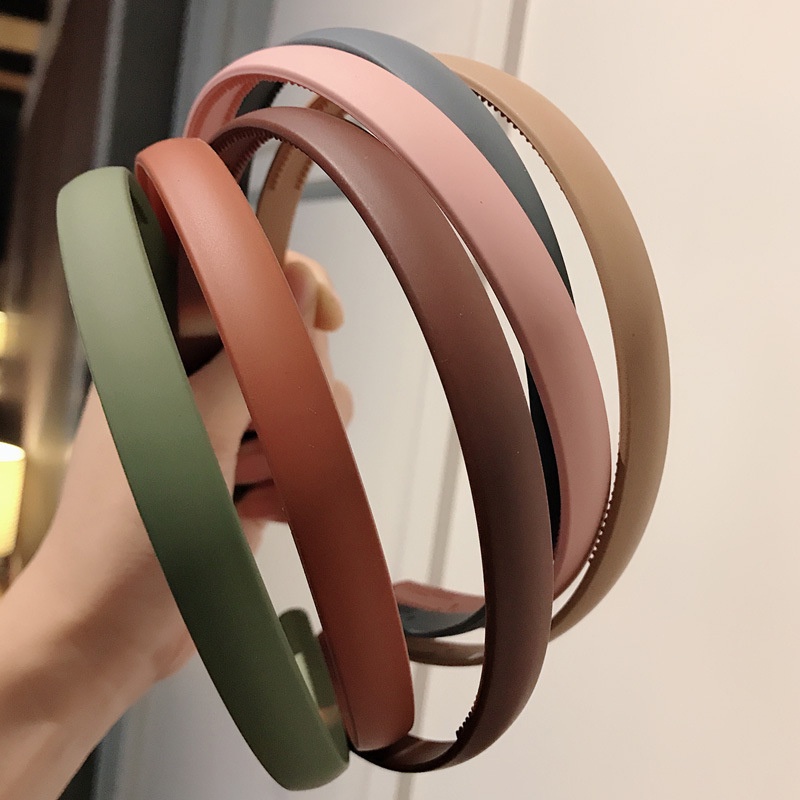 Băng đô bản rộng màu sắc ngọt ngào phong cách Hàn Quốc đáng yêu cho nữ