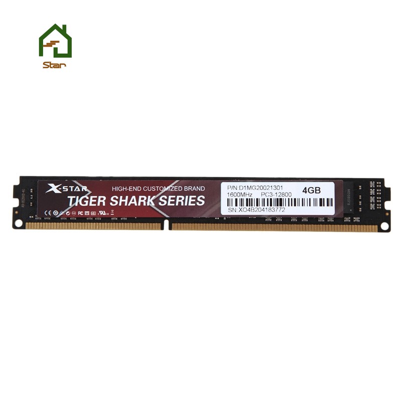 Thẻ Nhớ X-Star Pc Ram Ddr3 4gb 1600mhz Cho Máy Tính