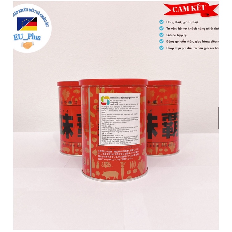 Nước cốt xương hầm Hiroshi Nhật Bản 1kg