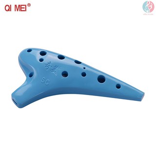 Kèn Ocarina E & M Qi Mei 2 Soprano C 12 Lỗ Kèm Túi Đựng Cho Người Mới Bắt Đầu