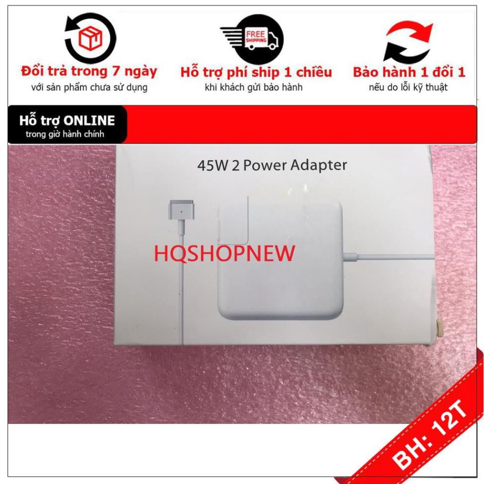 [BH12TH] ⚡️[Sạc zin] Sạc Macbook 45W MagSafe 2