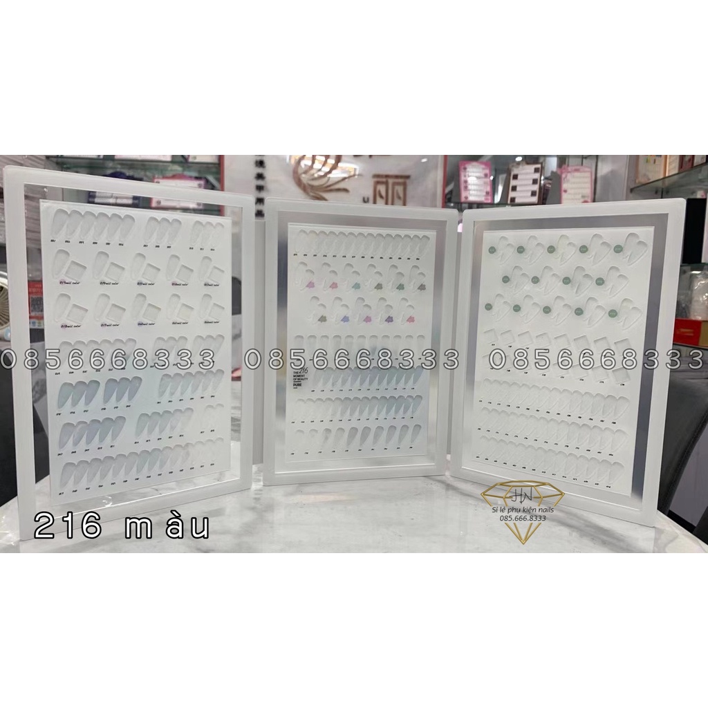 Số đựng mẫu móng nail 216 màu