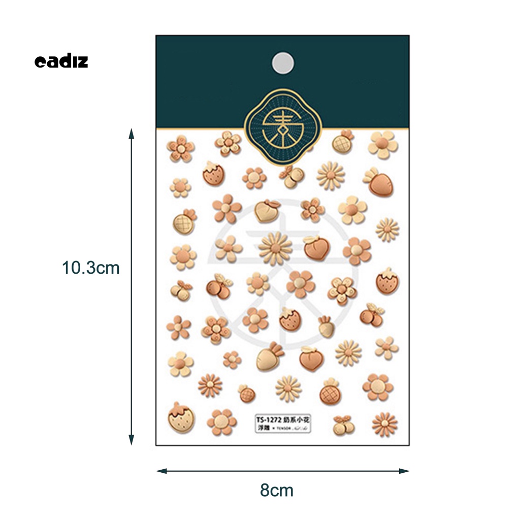 Miếng Dán Trang Trí Móng Tay Nghệ Thuật Quyến Rũ Có Thể Tháo Rời DIY