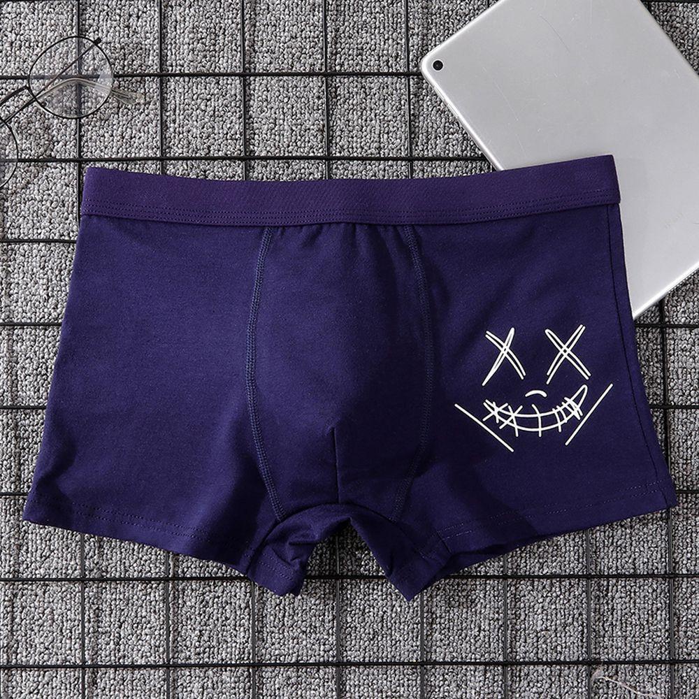 Quần Lót Boxer Không Đường May Lưng Vừa Màu Sắc Đơn Giản Cho Nam Giới Có Size Lớn