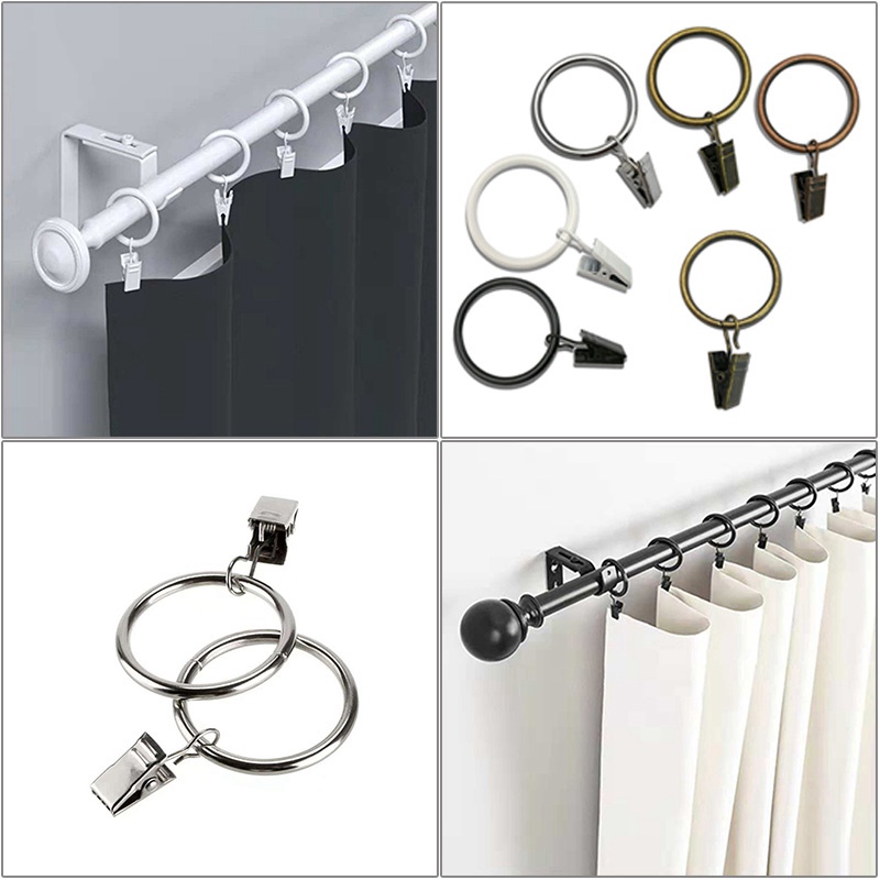 Set 5 móc kẹp treo rèm cửa sổ tiện lợi