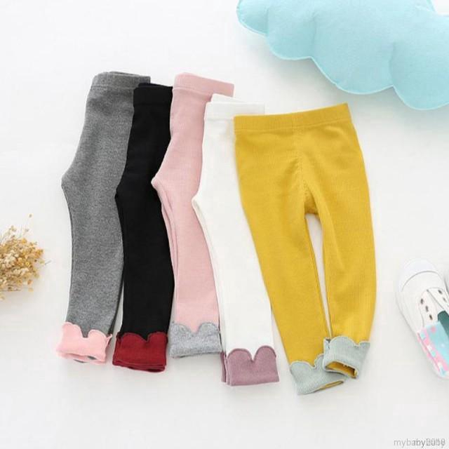 Quần legging mềm mại cho bé gái ( 6-48 tháng )