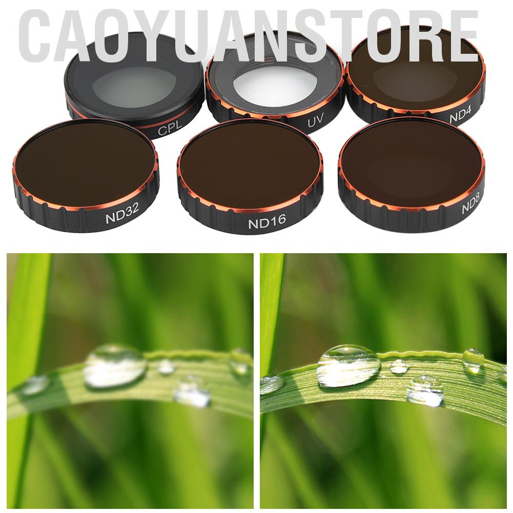 Bộ 6 kính lọc cho máy ảnh DJI Osmo Action UV / CPL ND4 ND8 ND16 ND32 | BigBuy360 - bigbuy360.vn
