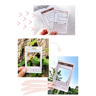 Con dấu khung Instagram, weibo, tin nhắn, wechat