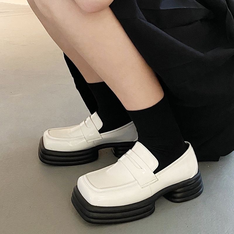 Giày Lười Nữ Mũi vuông Đế 5 phân SÀNH ĐIỆU