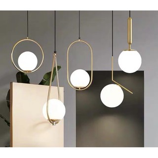 Đèn thả decor chao cầu hiện đại, Đèn trang trí phòng ngủ lãng mạn