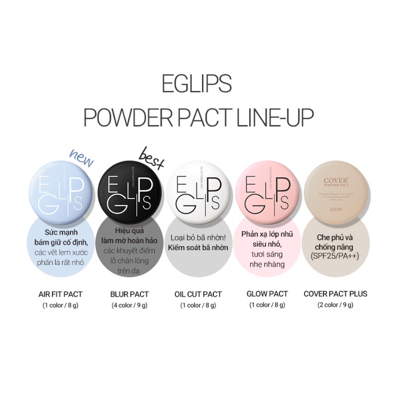 Phấn phủ Eglips Powder Pact