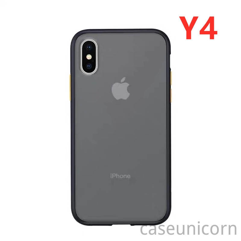Ốp điện thoại khung màu tương phản sang trọng cho iPhone 11 Pro Max 6 6s 7 8 Plus X XR XSMax | BigBuy360 - bigbuy360.vn