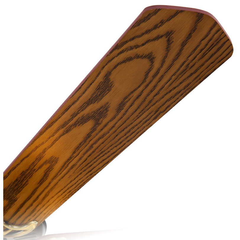 Quạt đèn chùm MONSKY CIZOMI LED cánh gỗ phong cách cổ điển - kèm bóng LED chuyên dụng