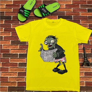 Áo thun Unisex -  Zombie đọc báo