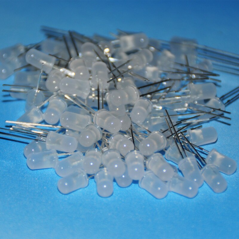 Led Đục 3mm / 5mm - Vàng , đỏ, xanh lá và xanh dương , Trắng