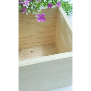 Bộ 2 chậu gỗ cắm hoa