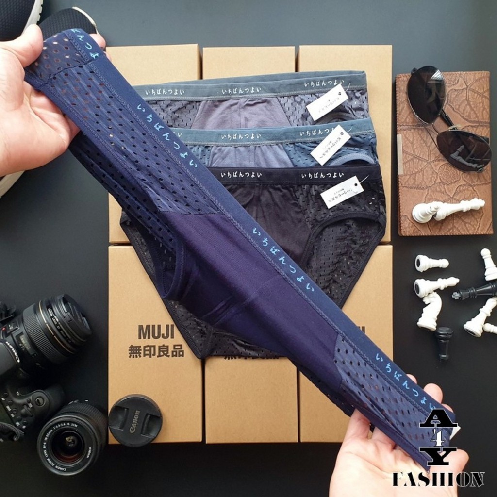 Combo 2 Quần Sịp Thông Hơi Tam Giác Nhật